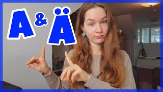 Difference Between A amp Ä  Finnish Pronunciation Tips [upl. by Reldnahc11]