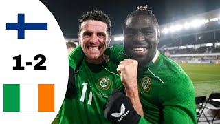 Finland VS Ireland 12 Highlights  UEFA Nations League 20242025 [upl. by Gnat712]