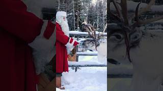 🎅If you think Santas are not real watch this🎄Finland’s Santa Village christmas [upl. by Chute]