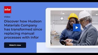 Hudson Materials Company  Infor Video Case Study [upl. by Ruthann]