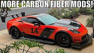 Taking My Corvette Z06 To The Next Level With Carbon Fiber Upgrades [upl. by Orrocos]