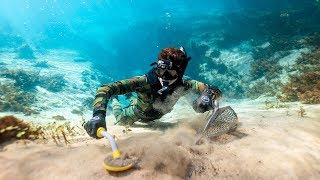 Found Lost Jewelry While Metal Detecting Underwater in Clear Water Best Finds of Jan  DALLMYD [upl. by Dorraj]