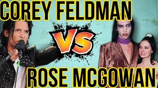 Corey Feldman VS Rose McGowan [upl. by Ogeid]