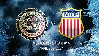 HIGHLIGHTS USA U18s vs Muskegon Lumberjacks 4624 [upl. by Gilead306]