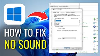 How to Fix No Sound in Windows 1011 2024  Audio Error Fix [upl. by Ellennaj]