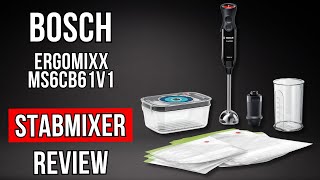 Bosch Stabmixer ErgoMixx Review  Leistungsstarker Mixer mit innovativer VakuumTechnologie [upl. by Annaes274]