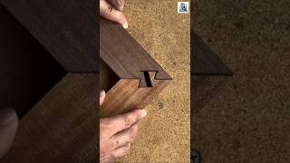 How to make dovetail miter strong Joint woodworking join amp without screwdriver [upl. by Alberto]