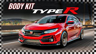 The Ultimate Honda Civic 2016 Transformation Type R Body Kit Installation  Auto2000Sports [upl. by Sesmar]