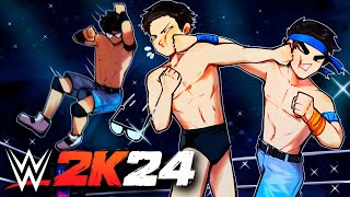 MCNOCHE DE LUCHA LIBRE CON EL MCTRIO 🤼‍♂️  WWE 2K24 ft Aldo y ElMariana  Roier [upl. by Akinar]