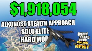 GTA Online Cayo Perico Heist Alkonost Stealth Approach SOLO Elite 1918054 [upl. by Zoi]