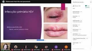 Aula completa sobre herpes no olho [upl. by Dimmick]