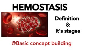 Hemostasis  stages of hemostasis [upl. by Frulla769]