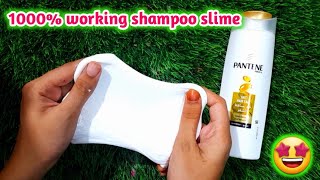 How to make slime with pantene shampoo fluffy slime using pantene shampoodiy shampoo slime [upl. by Krenn182]