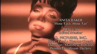 Anita Baker  How Fast How Far Anita only Official Music Video [upl. by Dido]