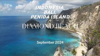 Diamond Beach Penida island Bali Indonesia Sep2024 [upl. by Nireil]