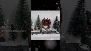 LocS001 Christmas village scene Follow us on social media [upl. by Pals94]