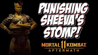 Punish Sheevas Stomp  Mortal Kombat 11 Tips [upl. by Zilevi339]