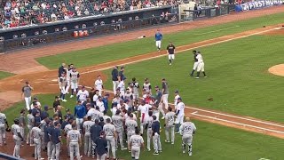 Guardians Prospect Punches Catcher and Gets Ejected In Wild BenchesClearing Brawl [upl. by Laband]