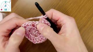 Granny Stitch in the Round Tutorial [upl. by Notslar]