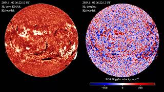 Hα 20241102  Spectroheliograph Data [upl. by Wadell]