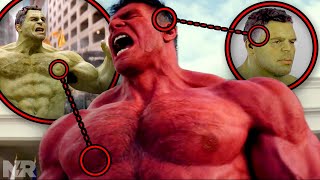 RED HULK OFFICIALLY REVEALED VFX Breakdown  How They Made It [upl. by Dovev]