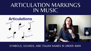 Articulation Markings in Music [upl. by Ellekram991]