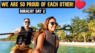 We Are So Proud Of Each Other  Trying New Things Together In Boracay [upl. by Trauner]