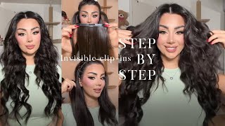 Best clip in hair extensions  invisible clip ins [upl. by Winou]