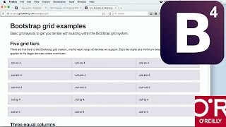 Bootstrap 4  What Are The Breakpoints  OReilly Media [upl. by Attenad]