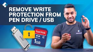 4 Ways Remove Write Protection From USB Pendrive  quotThe disk is write protectedquot Fix [upl. by Hallie601]