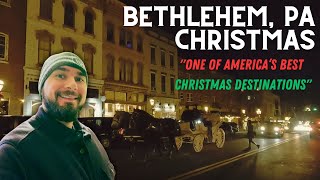 Christmas in Bethlehem Pennsylvania  A Tour Through One of Americas Best Christmas Destinations [upl. by Rad]