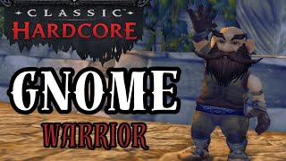 World of Warcraft Classic Hardcore  3  Gnome Warrior  Elywnn Forest [upl. by Tobye]