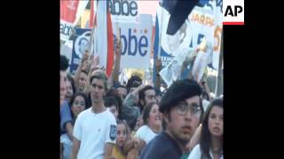 SYND 3373 COMMUNIST ELECTION RALLY IN SANTIAGO CHILE [upl. by Namrak1]