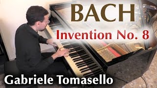 Bach Invenzione a due voci n no 8 in Fa maggiore [upl. by Meehaf]