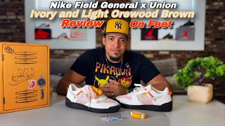 Union x Nike Field General Ivory  Review amp On Feet [upl. by Jaycee]