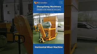 horizontal mixer machinemixermachine plasticmachine [upl. by Gilemette]