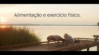 Longevidade  Alimentação e exercício físico [upl. by Aihsenak6]