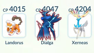 1st time Using ORIGIN DIALGA in Pokemon GO Master League [upl. by Cynara]