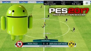 DESCARGAR PES 2017 OFICIAL PARA ANDROID APK amp OBB  GAMEPLAY [upl. by Monjo]