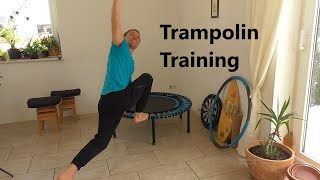 Trampolin Training  15 Minuten gute Laune und gesunde Bewegung [upl. by Wedurn]