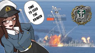 World Of Warships Funny  66  Feed The Kraken [upl. by Roxana]