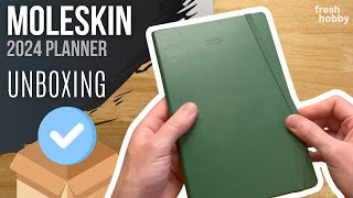 MOLESKIN 2024 Weekly Planner Unboxing  Review [upl. by Heuser]