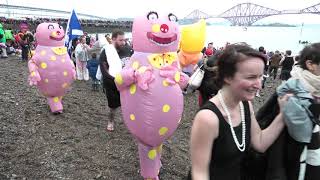 Loony Dook 2020  South Queensferry Edinburgh 4KUHD [upl. by Curtice]