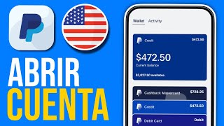 Como ABRIR una CUENTA de PAYPAL en ESTADOS UNIDOS 🇺🇸 Crear Cuenta de PAYPAL [upl. by Aihsal]