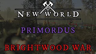 New World  Brightwood Defense War  Primordus  Camelot [upl. by Tellford]