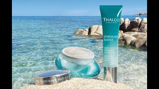 FACIAL TUTORIAL THALGO Spiruline Boost Detoxifying amp Anti Aging Treatment [upl. by Medwin141]