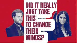 IT ONLY TAKES THIS TO CHANGE THE MIND meghanmarkle breakingnews princeharry [upl. by Artinahs]