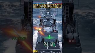 RIM7 SEA SPARROW warshipmobile ytshorts warshipmobile ytviral [upl. by Poole474]