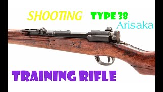 Shooting WW2 Type 38 Arisaka Training Rifle 65x50mm [upl. by Moazami]