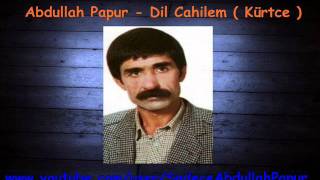 Abdullah Papur  Dil Cahilem  Kürtce [upl. by Elston]